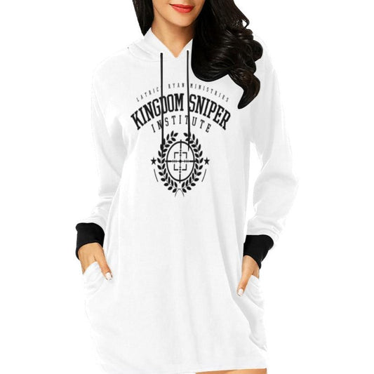 KSI Logo White Sweater Dress