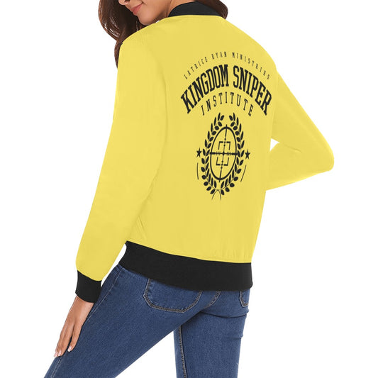 KSI logo Jacket All Over Print Bomber Jacket for Women