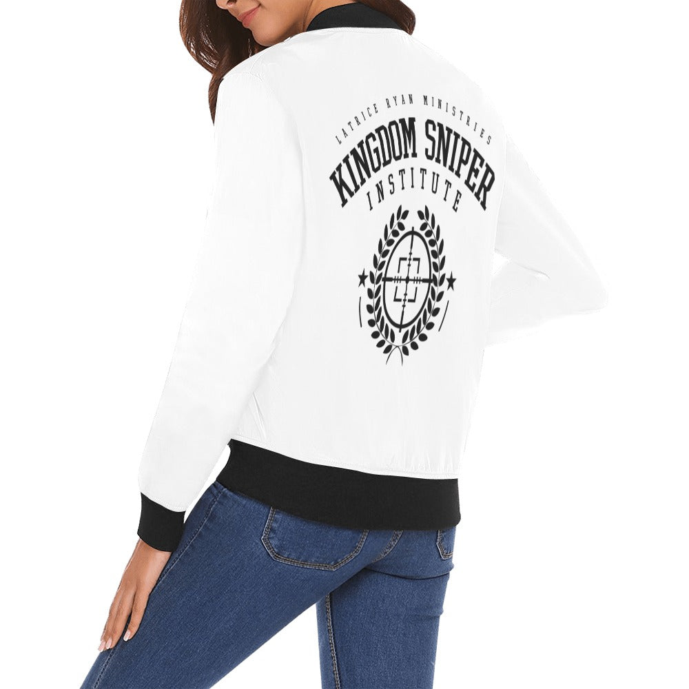 KSI logo Jacket All Over Print Bomber Jacket for Women